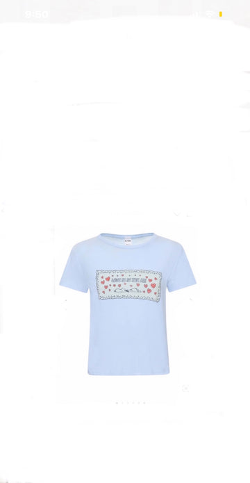 RE|DONE Classic Snoopy Love Cotton T-Shirt