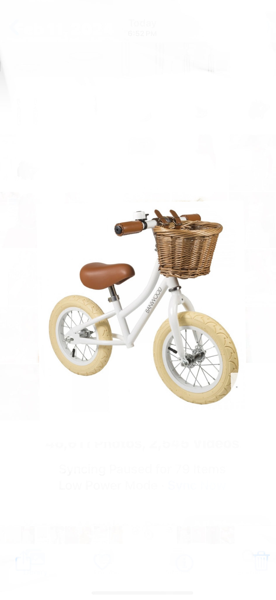 Vintage-Look Balance Bike