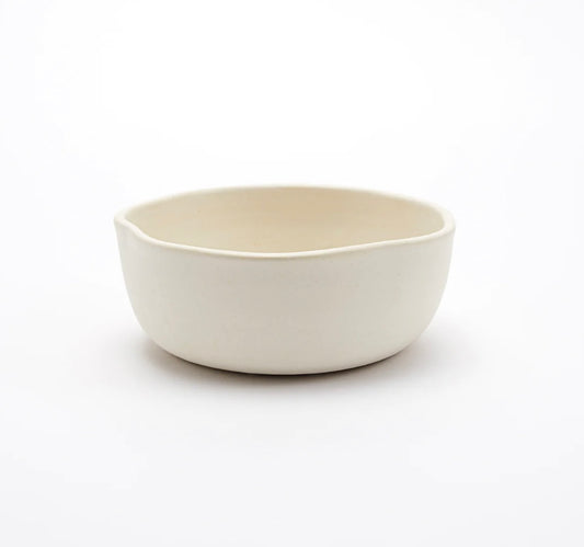 Handmade Organic 3- Piece Place Setting in BLANC
