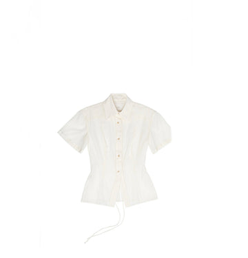CLEA Everett Cotton and Silk Organza Shirt
