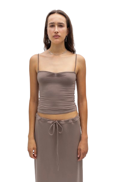 TROIS THE LABEL Eva Top in SABLE