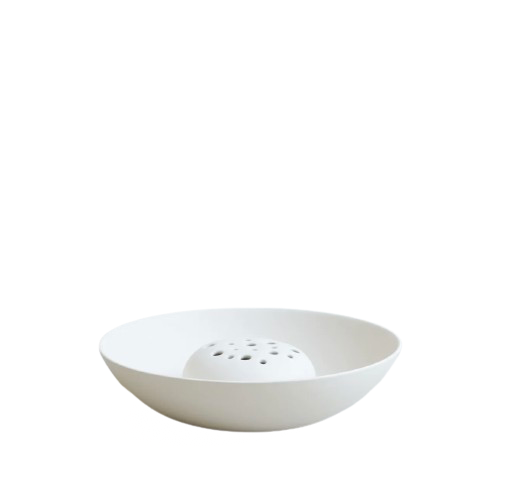Ceramic Flower Frog Bowl Vase