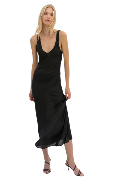 TROIS THE LABEL Love Dress in Black