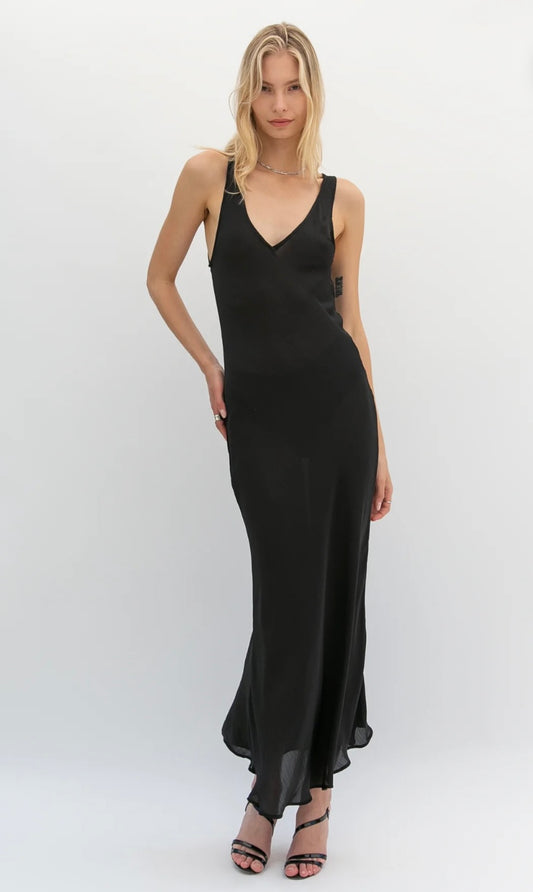 TROIS THE LABEL Love Dress in Black