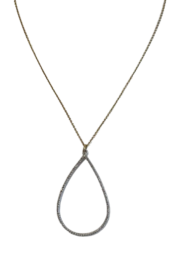 Diamond Teardrop Necklace