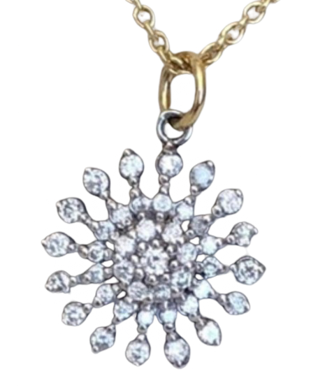 Diamond Starburst Necklace