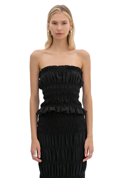 TROIS THE LABEL Margaux Top in Black