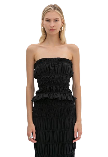 TROIS THE LABEL Margaux Top in Black