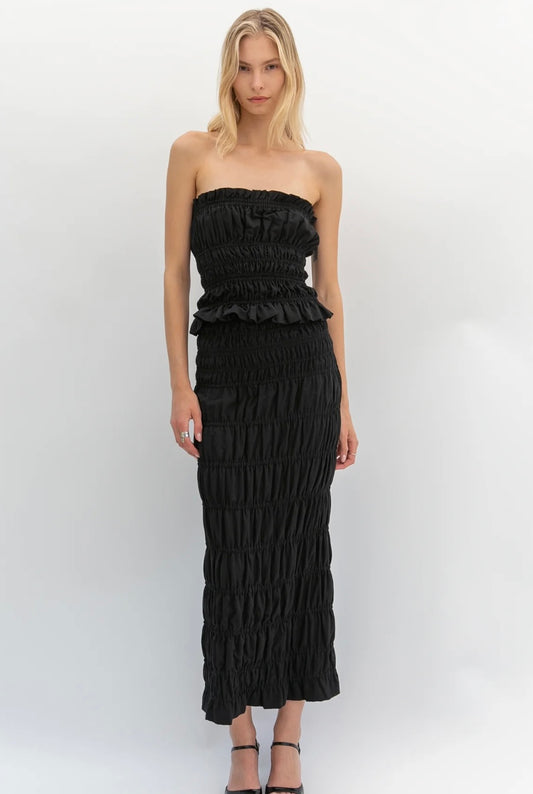 TROIS THE LABEL Margaux Skirt in Black