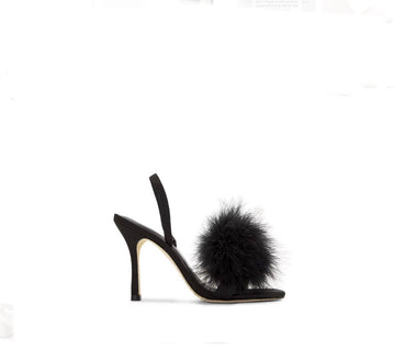 Marilyn Shoe is Black Satin