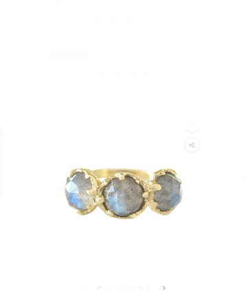 Haku Lei Labradorite Ring