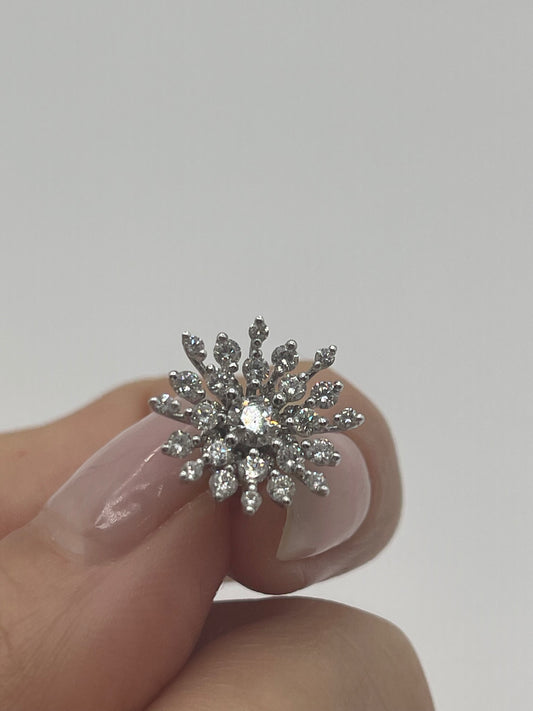 LARK LUXURIES CHLOE Snowflake Earrings