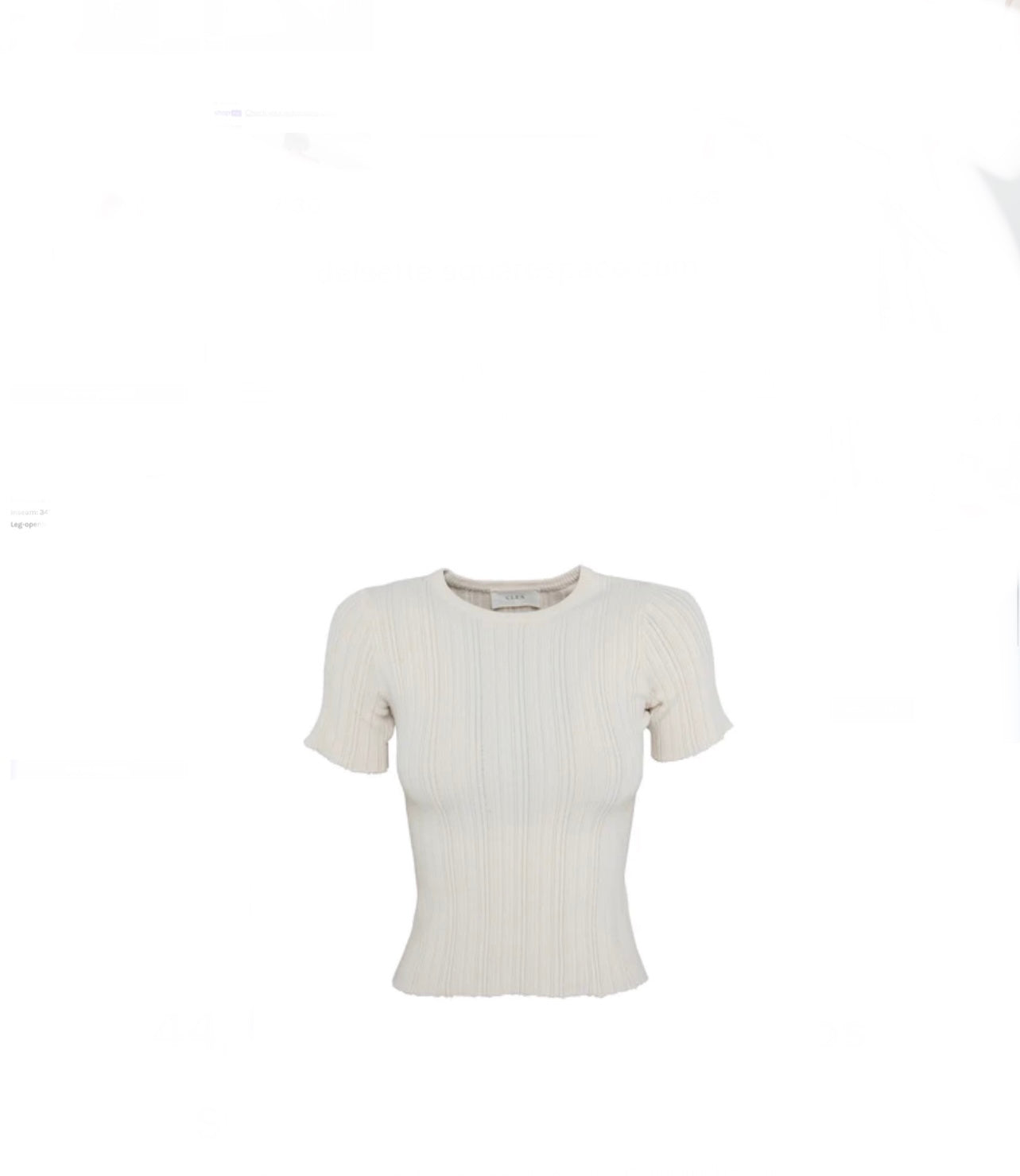 CLEA Sloane Ladder Knit Sweater
