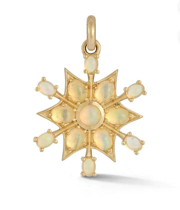 14K Gold & Opal Sadie Charm