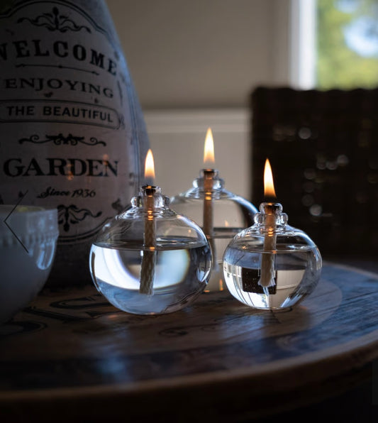 WOLFARD Flower Bulb Oil Lamp