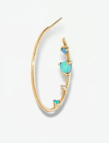 Inverted Hoop Earrings