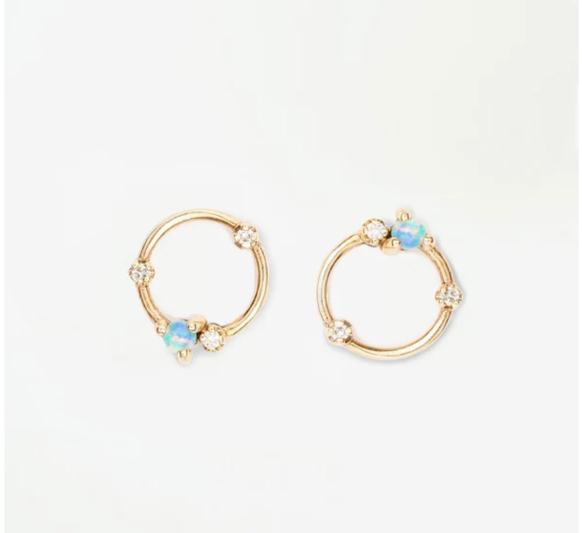 Mini Circle Earrings