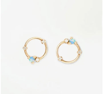Mini Circle Earrings
