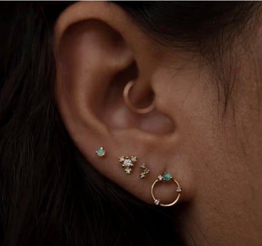 Mini Circle Earrings
