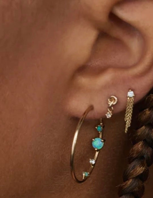 Inverted Hoop Earrings