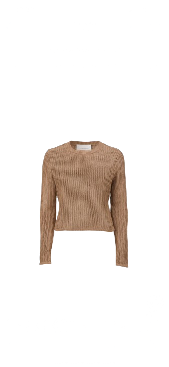 VIKTORIA & WOODS Brando Sweater in Earth Brown
