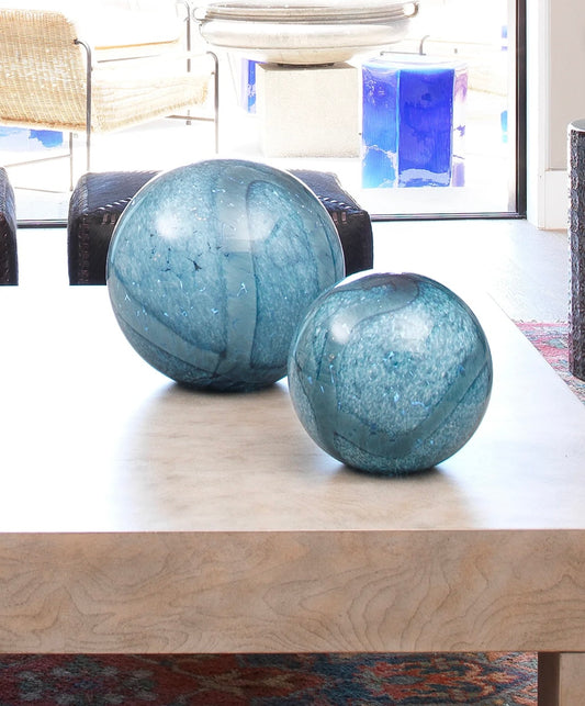 JAMIE YOUNG Indigo Cosmos Glass Spheres