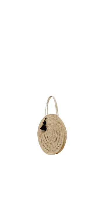 MAISON NH PARIS Circle Grande Raffia  Bag