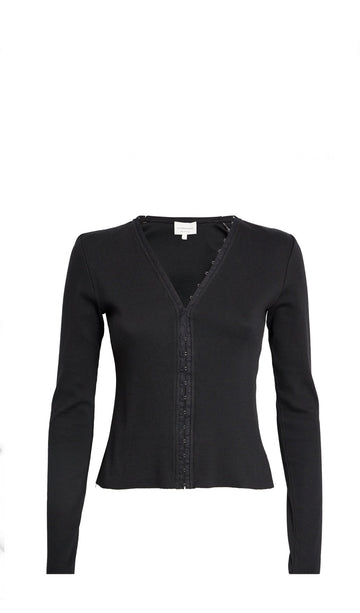 VIKTORIA & WOODS Organic Cotton Heartbreak Cardigan