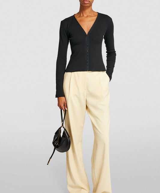 VIKTORIA & WOODS Organic Cotton Heartbreak Cardigan