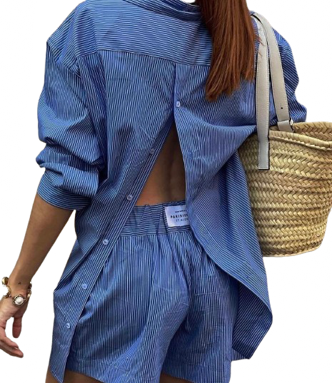PARISIENNE ET ALORS Tournus Striped Boxer Short