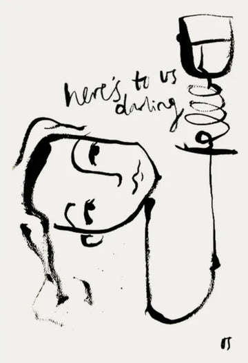OLIVIA SEWELL Original Art: "Here's to Us Darling"